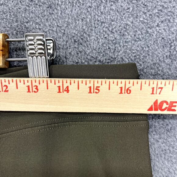 Boston Proper Pants Womens Medium Crop Cargo Wide Leg Olive Green stretch boho - Picture 6 of 15